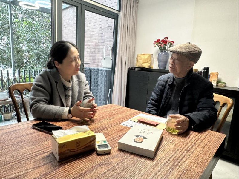 新春送暖 情系桑榆——区农经站春节前走访慰问退休干部职工