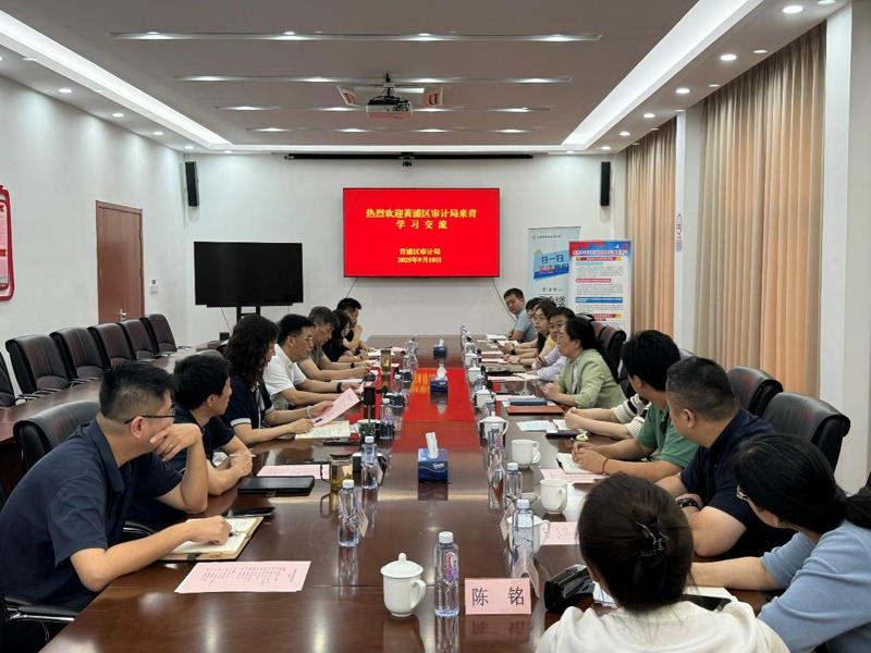 奉贤区审计局来青学习交流：促提升 共成长