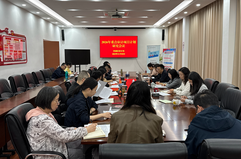 科学谋划明年审计重点 服务青浦高质量发展大局 ——区审计局召开2026年度重点审计项目计划研究专题会议
