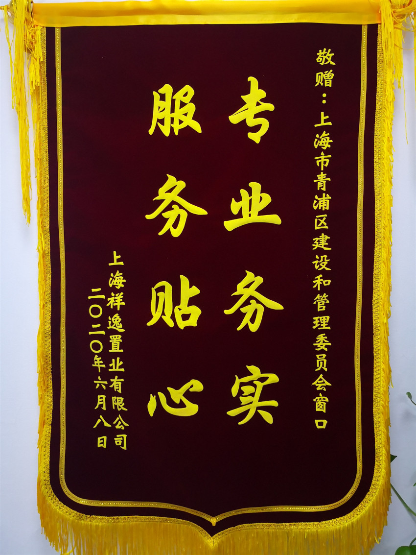 区建设管理委窗口专业贴心服务获锦旗