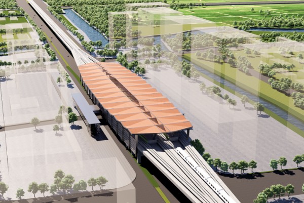 北青公路、示范区线共建段实现关键节点突破：赵重公路站南侧保通1.jpg