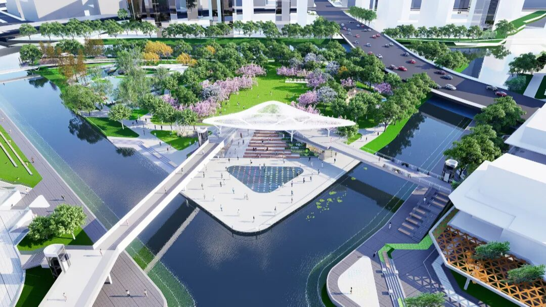 New park breaks ground, adding vital green space to Qingpu’s urban village renovation