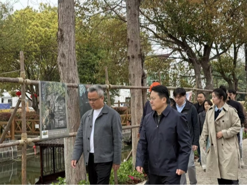 青浦区生态环境局领导调研中央专项资金落地实施工作
