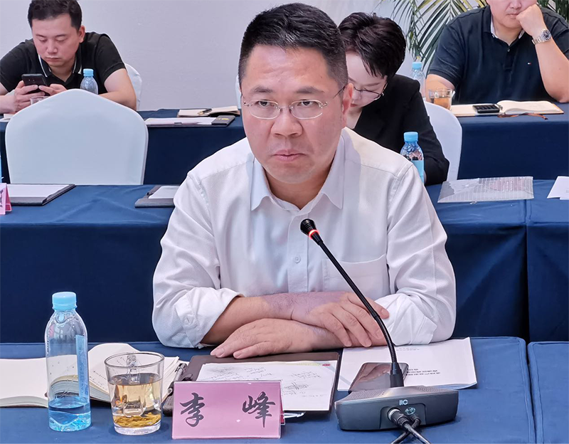 嘉定区副区长李峰发言