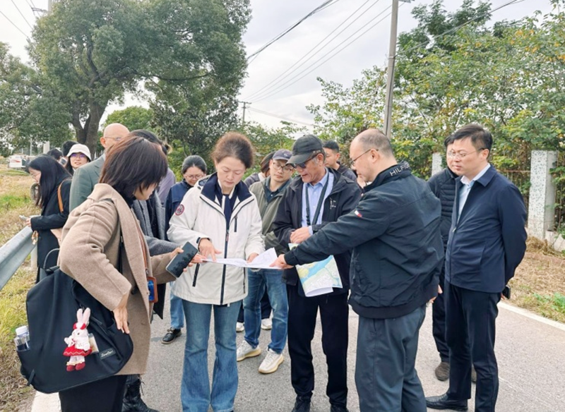 市土地整理中心副主任陆衍赴青调研“沪派江南”金泽西岑单元