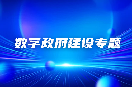 数字政府建设专题