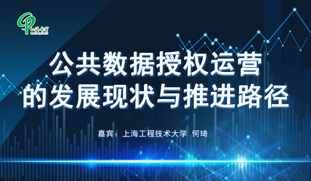 公共数据授权运营的发展现状与推进路径