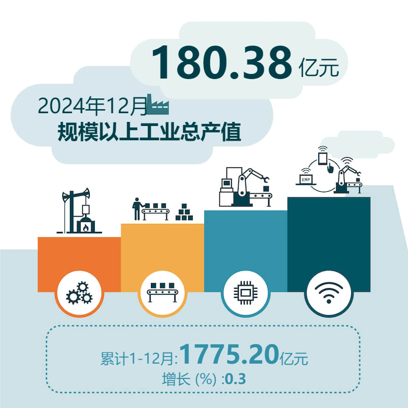 2024年12月规模以上工业总产值