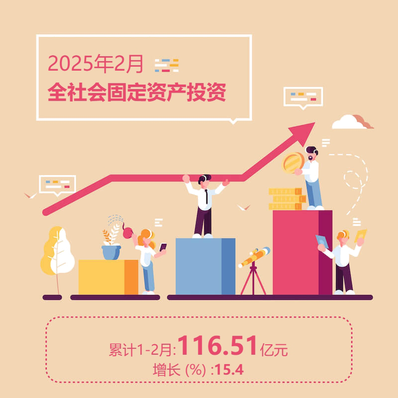 2025年2月全社会固定资产投资