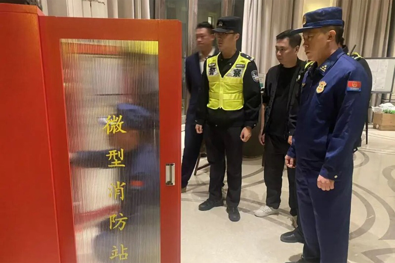 护航进博！青浦消防开展居住场所消防安全专项夜查行动