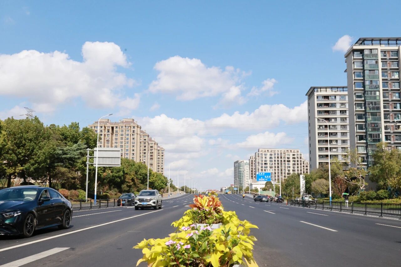 焕然一新！青浦这条交通要道完成修缮