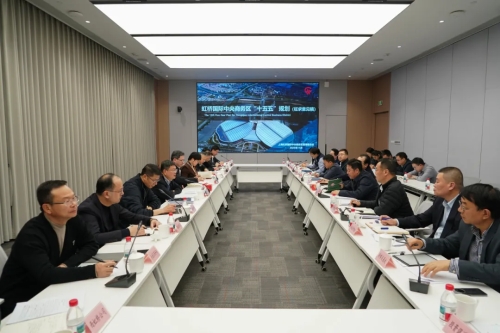 共绘“十五五”新蓝图！青浦区与虹桥国际中央商务区管委会工作交流座谈会举行