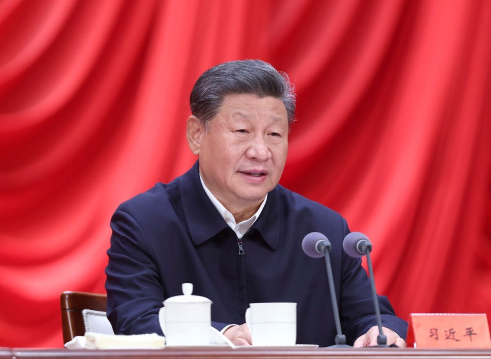 10月29日，省部级主要领导干部学习贯彻党的二十届三中全会精神专题研讨班在中央党校（国家行政学院）开班。中共中央总书记、国家主席、中央军委主席习近平在开班式上发表重要讲话。新华社记者 鞠鹏 摄