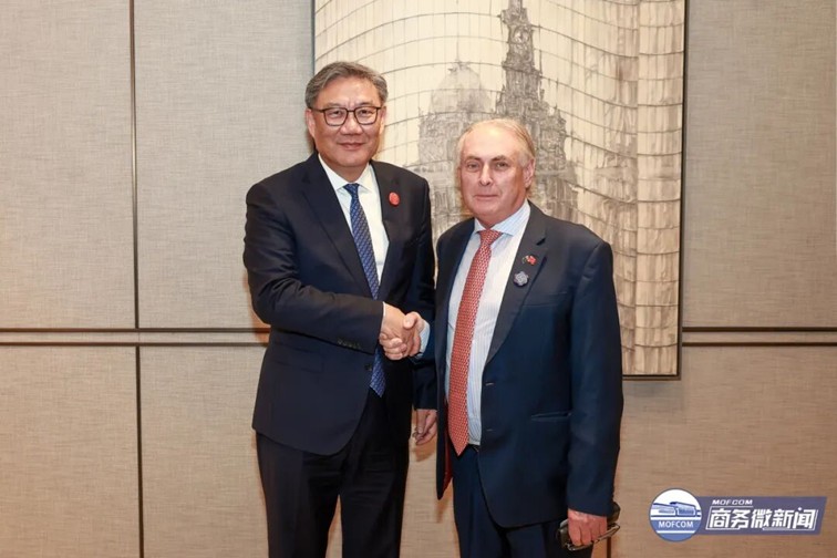 王文涛部长会见澳大利亚贸易部长法瑞尔 王文涛部长会见澳大利亚贸易部长法瑞尔
