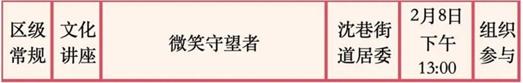 2026年青浦区公共文化内容配送二月预告