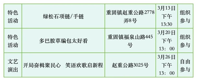 2026年青浦区公共文化内容配送三月预告