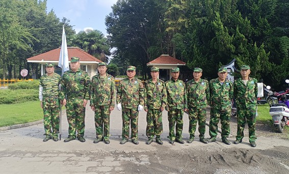 进博一线再“集结”,退役军人展风采 进博一线再“集结”,退役军人展风采