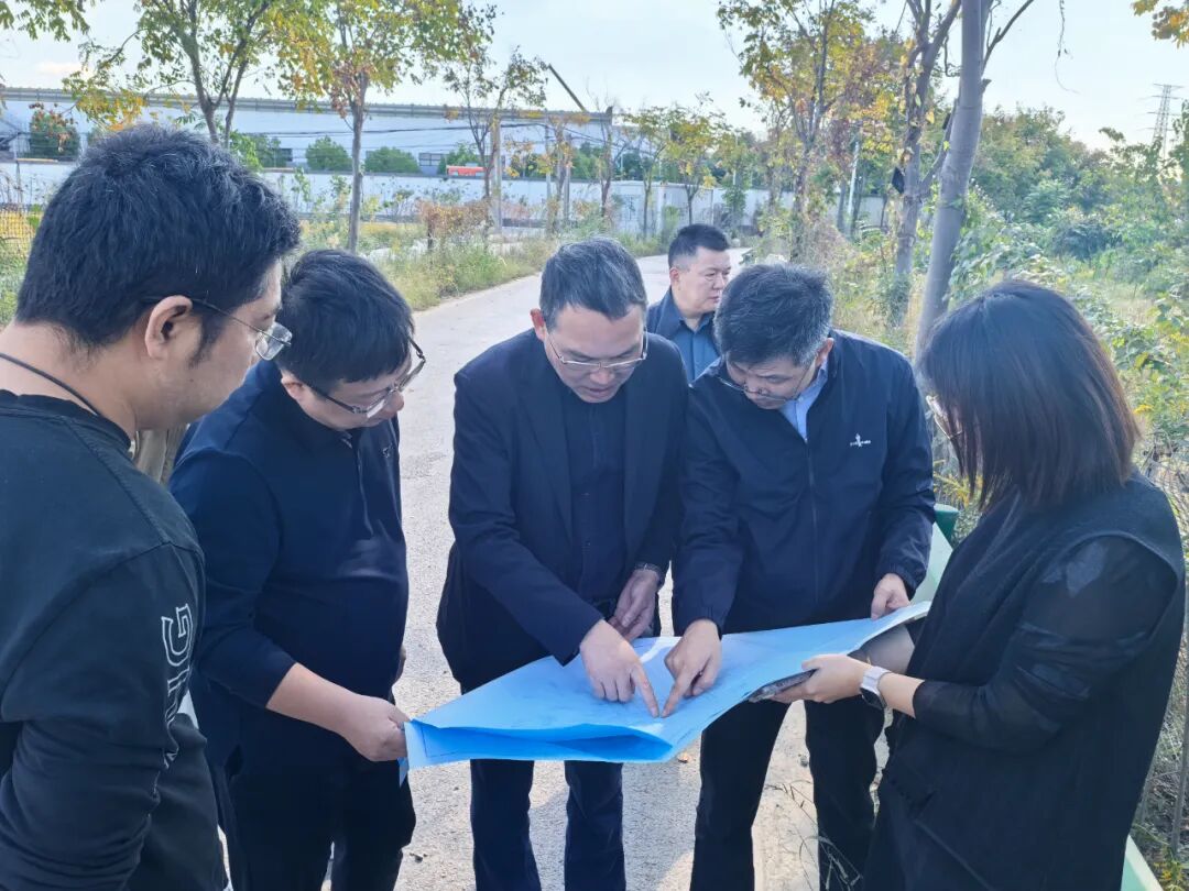 区水务局党组书记、局长朱雪生带队现场调研水利建设储备及新开项目