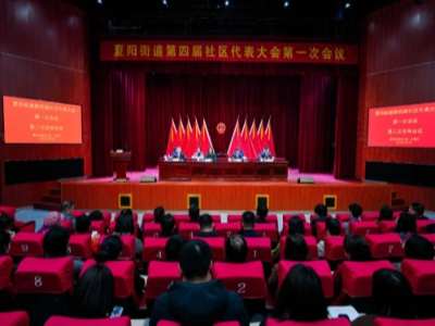 夏阳街道召开第四届社区代表大会第一次会议