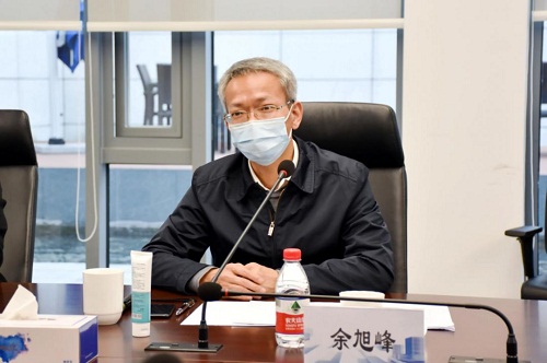 区委副书记,区长余旭峰一行来到漕河泾赵巷科技绿洲开展工作调研