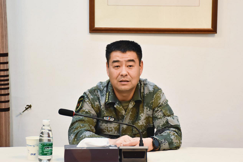 区人武部部长段晓明一行到赵巷镇开展工作调研