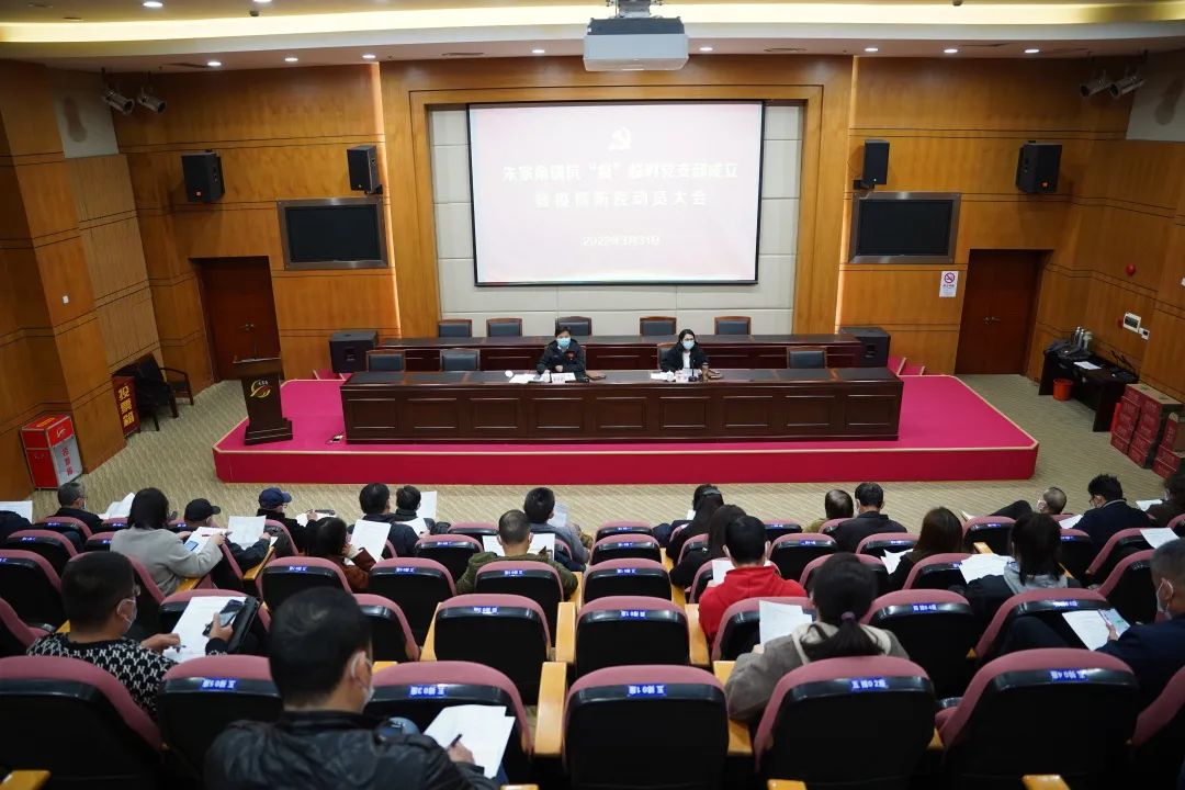 朱家角镇召开抗疫临时党支部成立暨疫情防控动员大会
