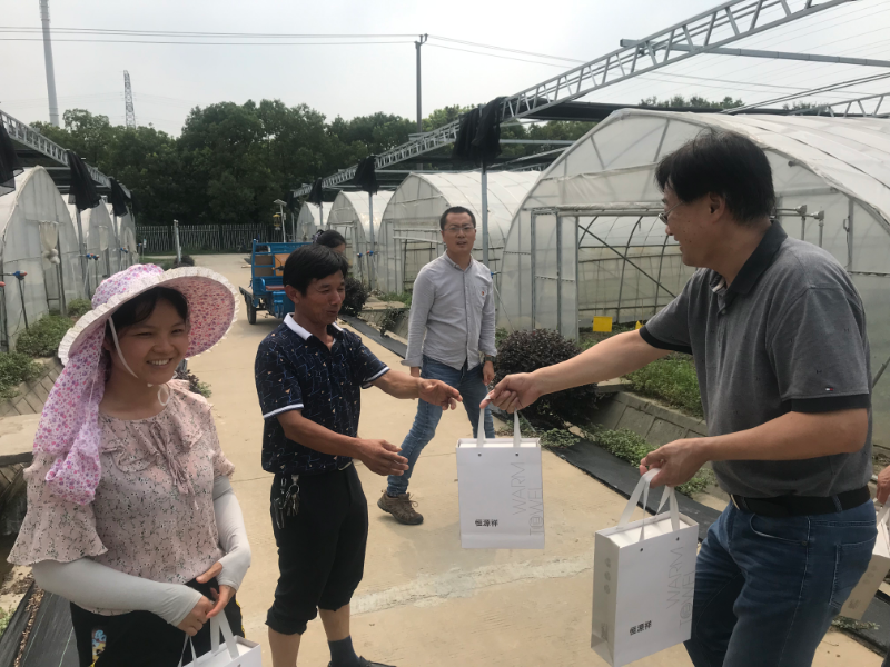 “利奇马”过后 党委委员、副主任龚海明到蔬菜基地慰问合作社.jpg