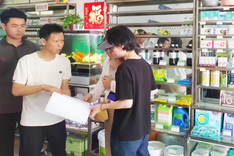 【三农动态】上下联动，区水产站联合多部门开展水产投入品抽检工作