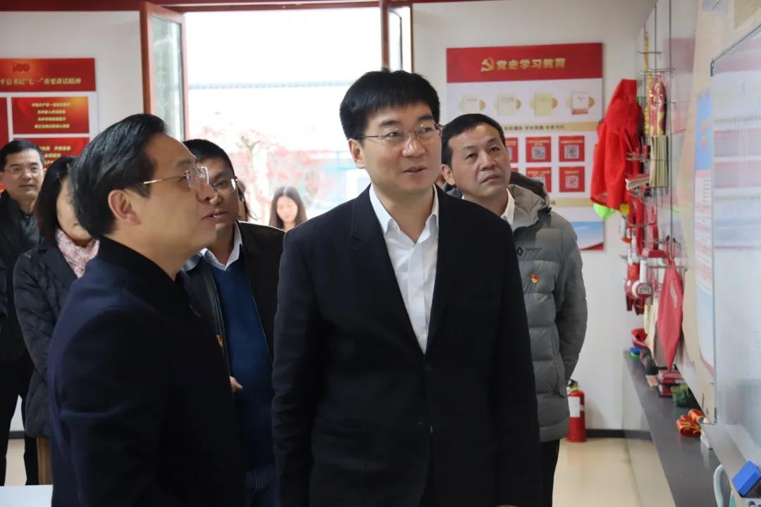 区委常委区纪委书记叶靖来白鹤镇调研我为群众办实事项目及督导检查