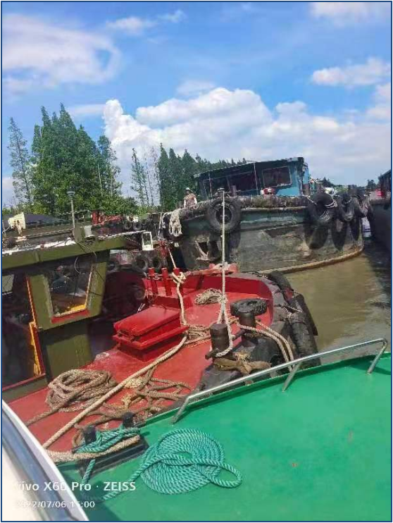 区港航中心淀浦河站成功救助搁浅船舶.png