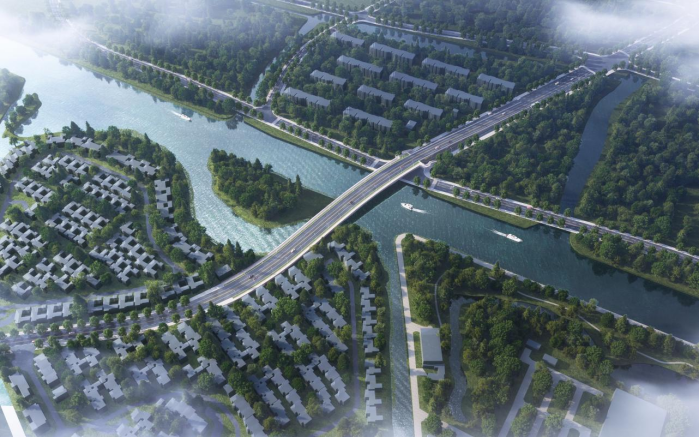 复兴路西侧规划四路（绿舟路~规划一路）新建工程工程概况.png