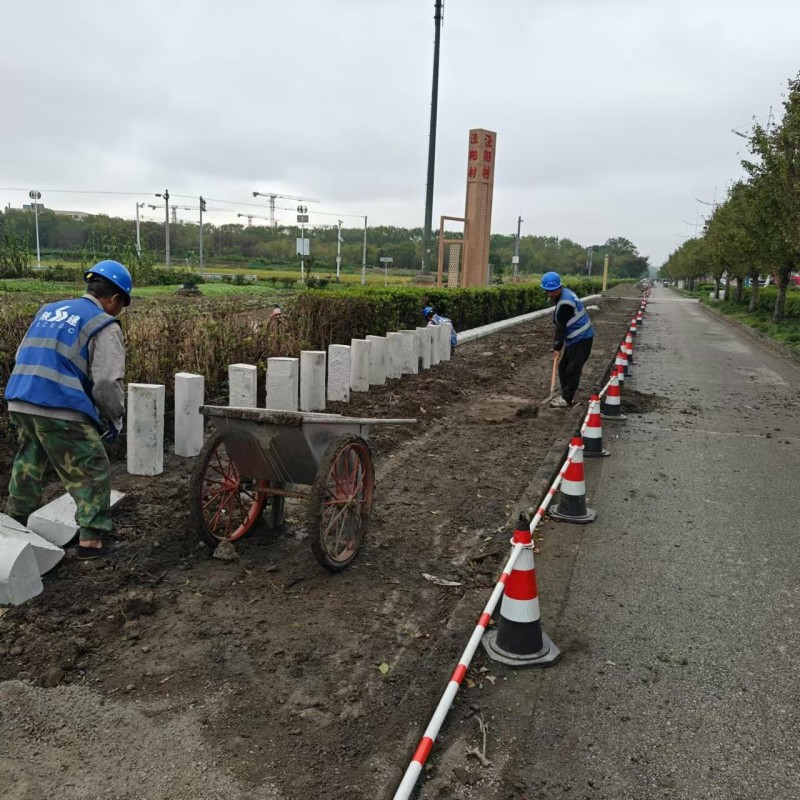 人行道品质提升工程开始外青松公路段施工作业2.jpg