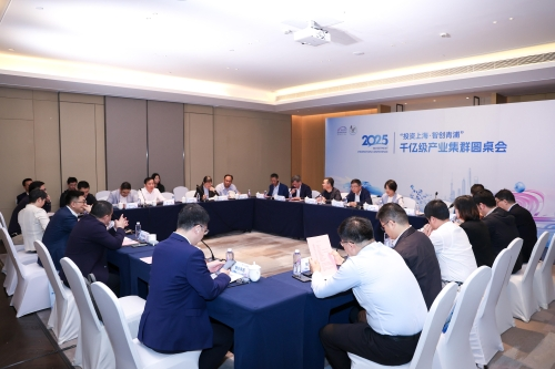 2025“投资上海·智创青浦”系列活动之 千亿产业集群圆桌会顺利举行