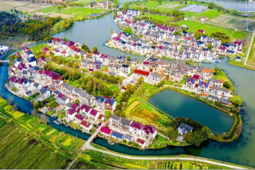 沪派江南营造丨青浦区金泽镇西岑试点首发区以自然之法描绘江南圩田图景