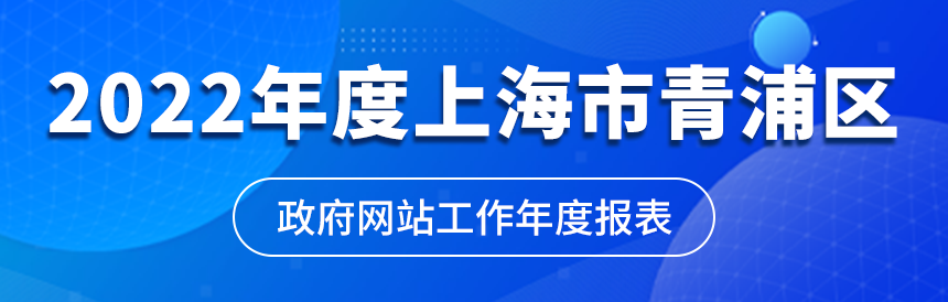 2022年度上海市青浦区政府网站工作年度报表
