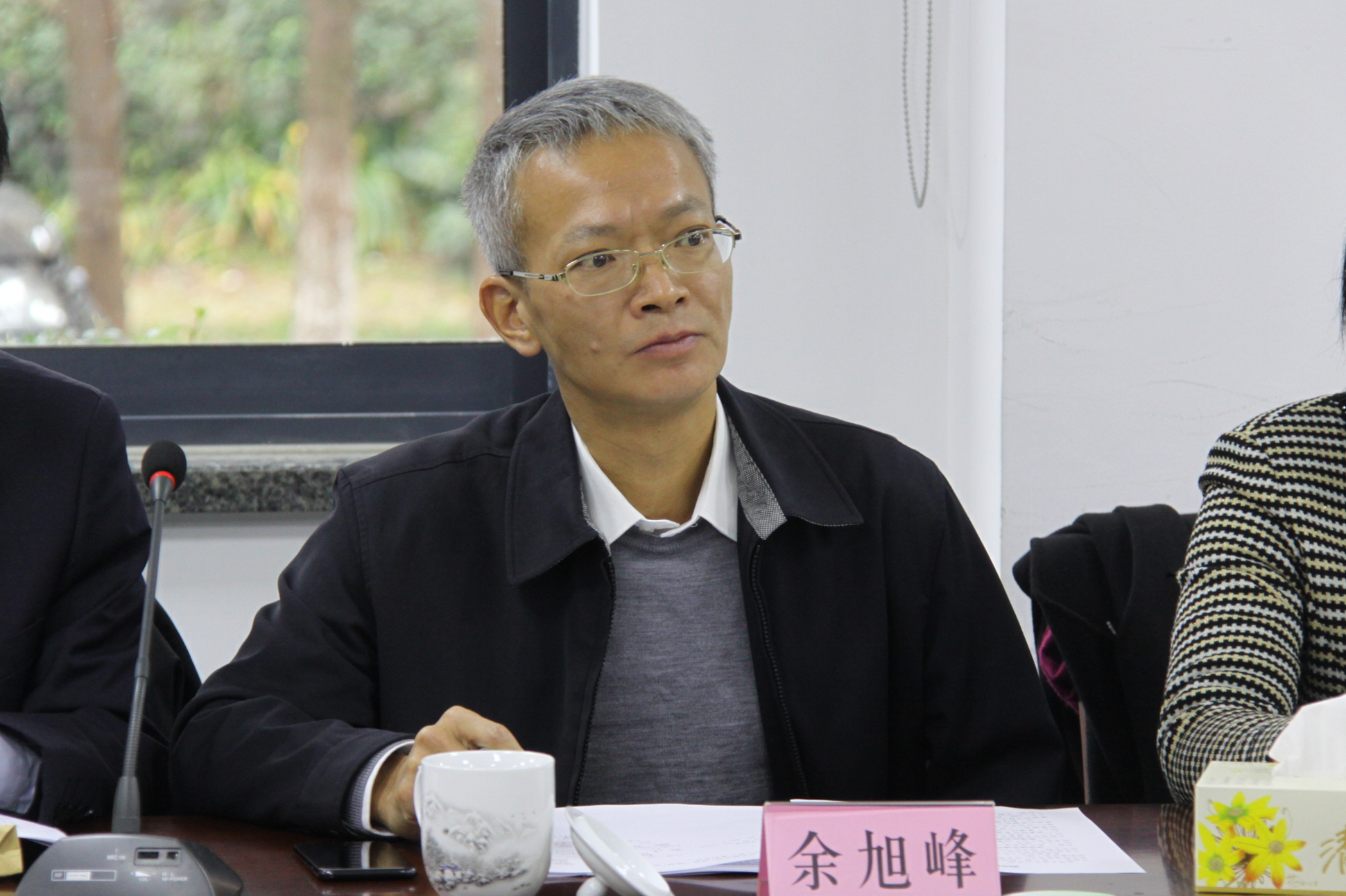 区委副书记,代区长余旭峰参加政协联组讨论会