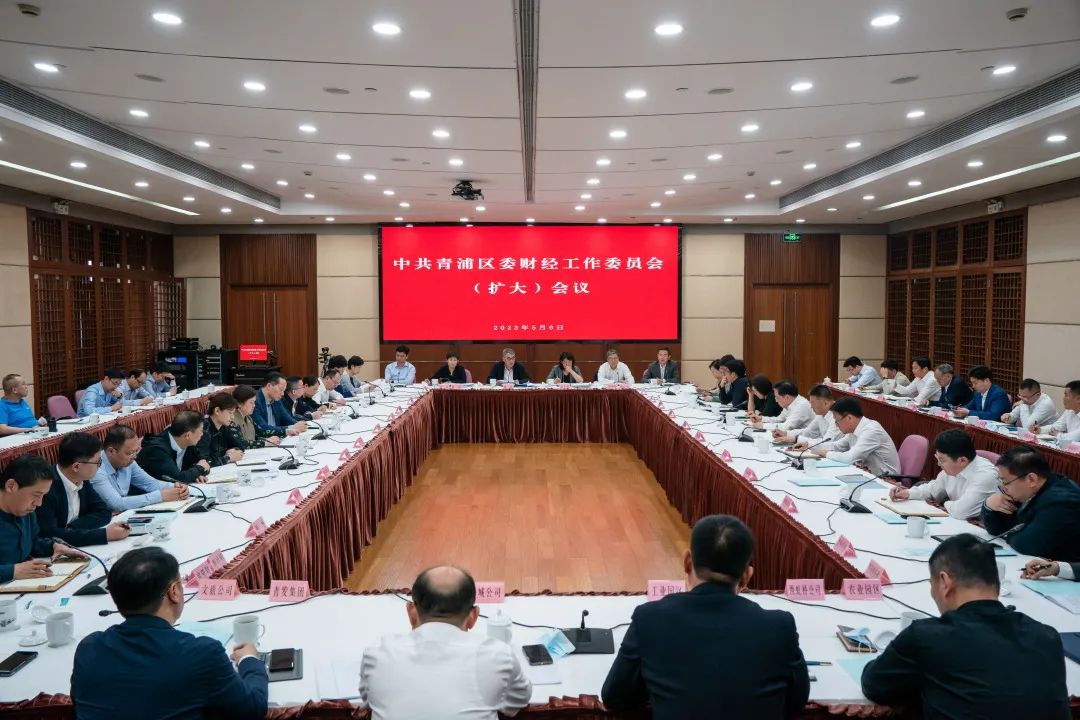 全力以赴巩固回稳向好态势,着力推动经济发展量质齐升!区委财经工作委员会(扩大)会议举行_青浦要闻_新闻中心_上海市青浦区人民政府