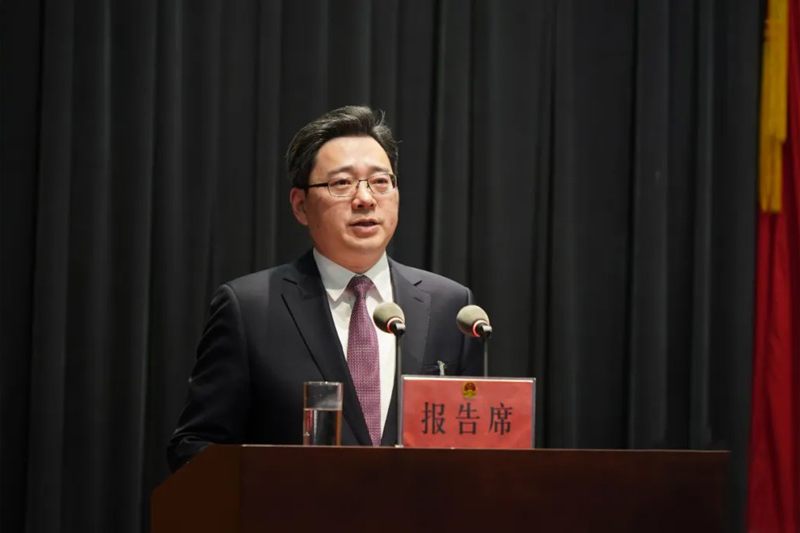 金晓明当选青浦区人民政府区长并发表就职讲话