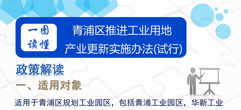 政策解读（一图看懂）——青浦区推进工业用地产业更新实施办法（试行）