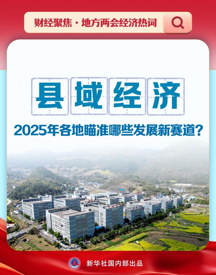 【国务院信息】财经聚焦·地方两会经济热词｜县域经济，2025年各地瞄准哪些发展新赛道？
