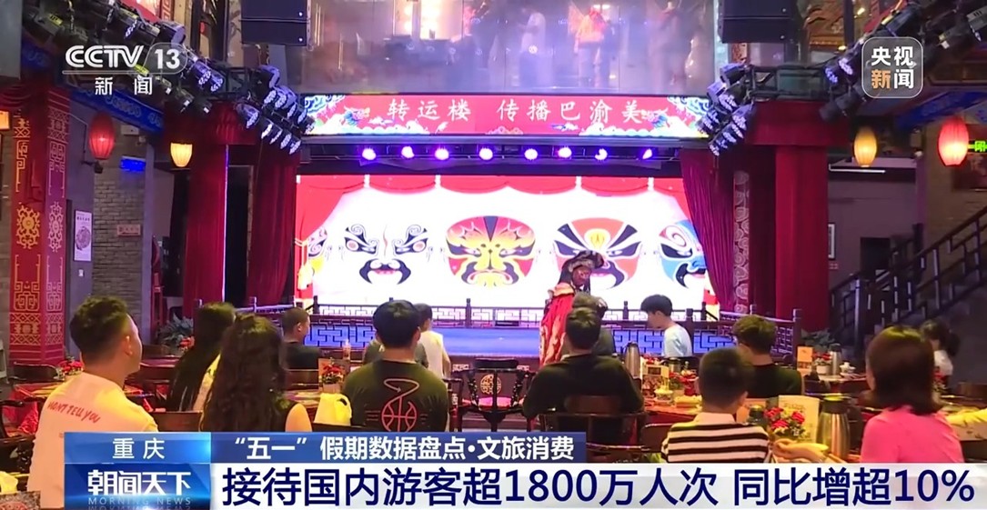 【国务院信息】“五一”假期全国旅游市场大幅升温 一组数据看文旅消费→
