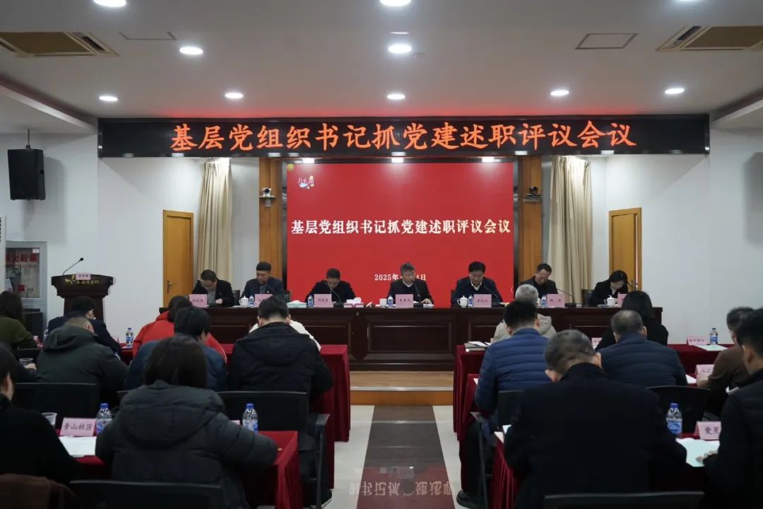 聚焦党建展作为，砥砺奋进启新程 | 青浦区香花桥街道召开2024年度基层党组织书记抓基层党建工作述职评议会