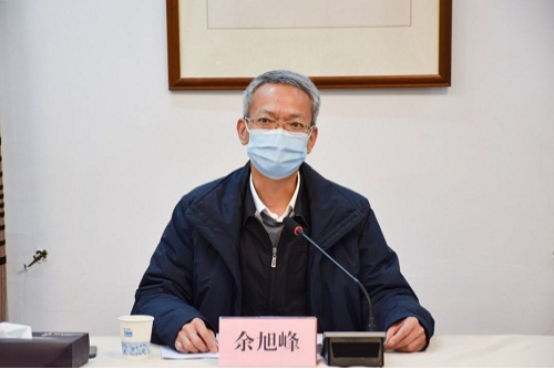 区委副书记,区长余旭峰到赵巷镇就疫情防控和抓好经济发展开展工作