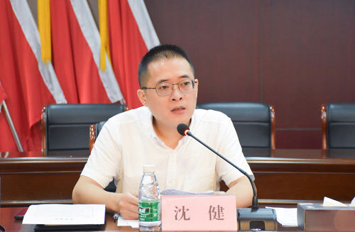 沈健就2020年创建全国文明城区决战冲刺工作进行了全面部署.